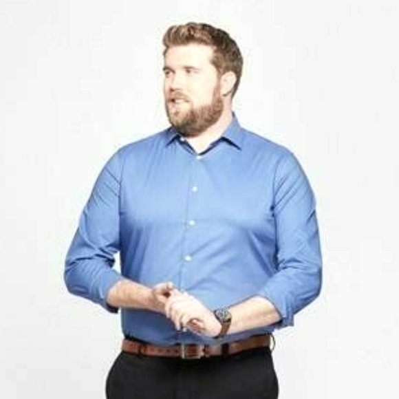 Goodfellow & Co Other - NWT Goodfellow French Blue Dress Shirt Big & Tall